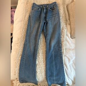 Vintage Levi’s denim flared jeans